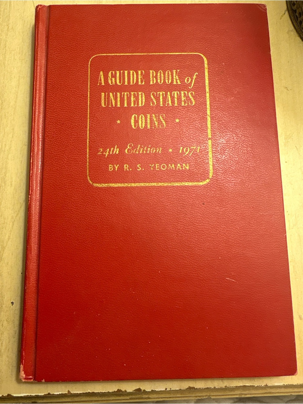 vintage 1971 24th edition A Guide Book of United States Coins HC Book